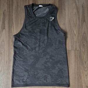 Gymshark Charcoal Camo Tank Top